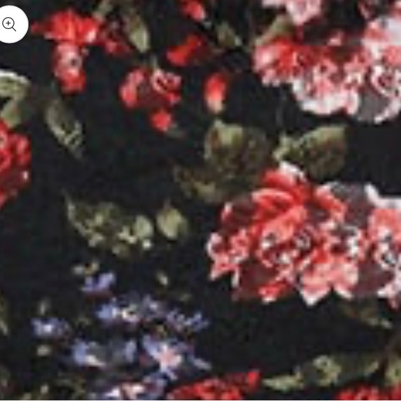 Unique Vintage NWT Black Floral Lace Knit Blouse - Picture 6 of 6